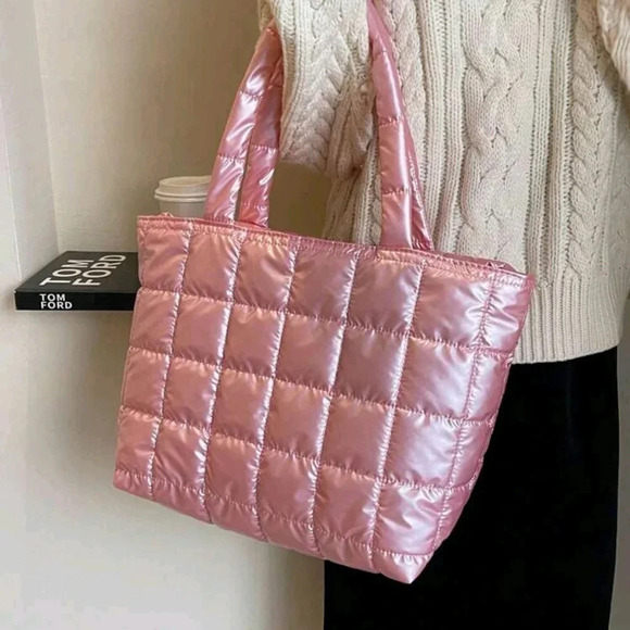 Handbags - Solid Color Lightweight Campus Style Tote Bag, Casual And Large Capacity